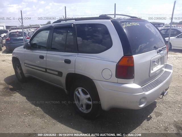 1GKDT13S652340524 - 2005 GMC ENVOY SILVER photo 3