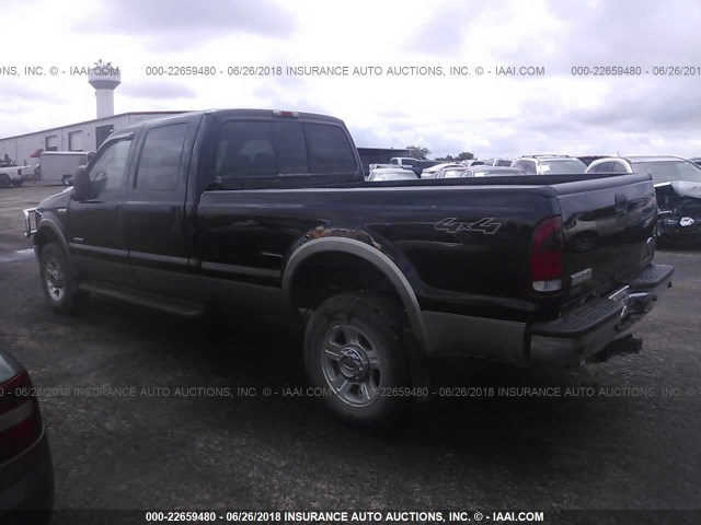 1FTWW31PX5ED21477 - 2005 FORD F350 SRW SUPER DUTY BLACK photo 3