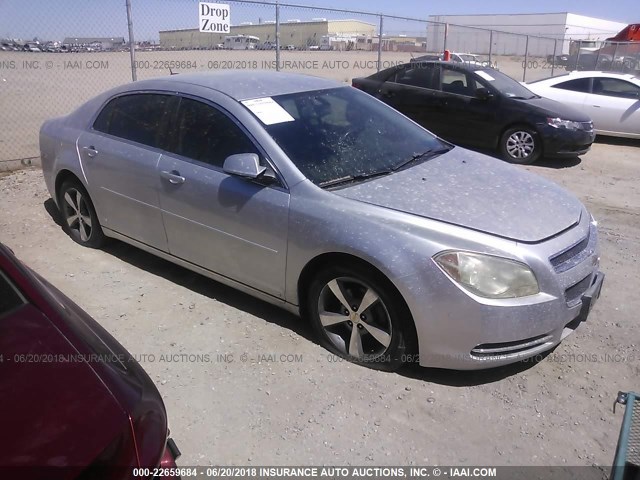 1G1ZJ57B594207944 - 2009 CHEVROLET MALIBU 2LT SILVER photo 1