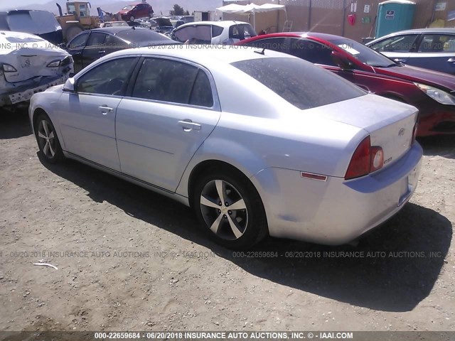 1G1ZJ57B594207944 - 2009 CHEVROLET MALIBU 2LT SILVER photo 3