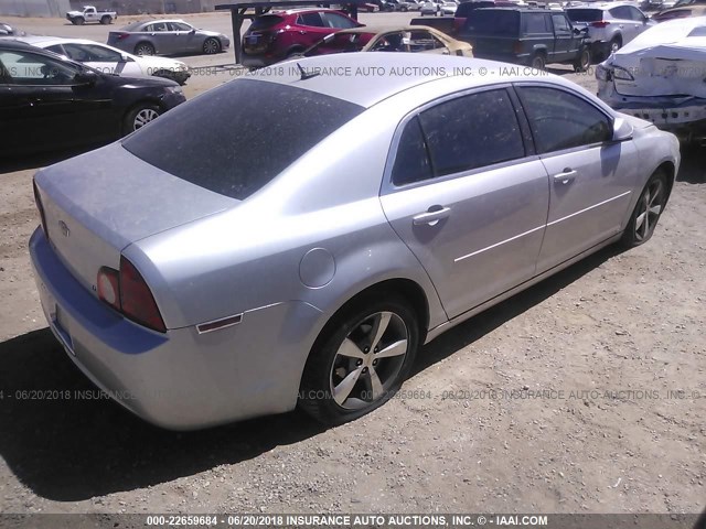 1G1ZJ57B594207944 - 2009 CHEVROLET MALIBU 2LT SILVER photo 4