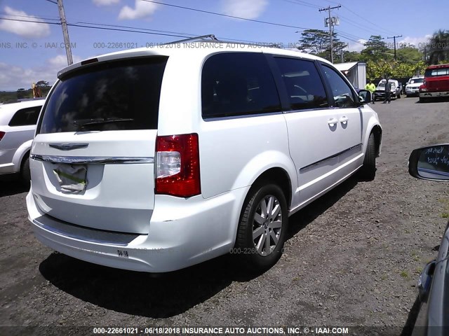 2C4RC1BG8ER324843 - 2014 CHRYSLER TOWN & COUNTRY TOURING WHITE photo 4