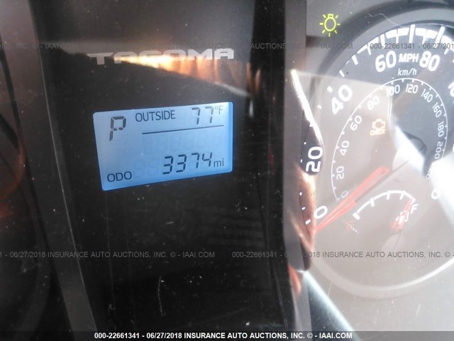 5TFRX5GN1HX097942 - 2017 TOYOTA TACOMA ACCESS CAB/SR/SR5 ნაცრისფერი ფოტო 7