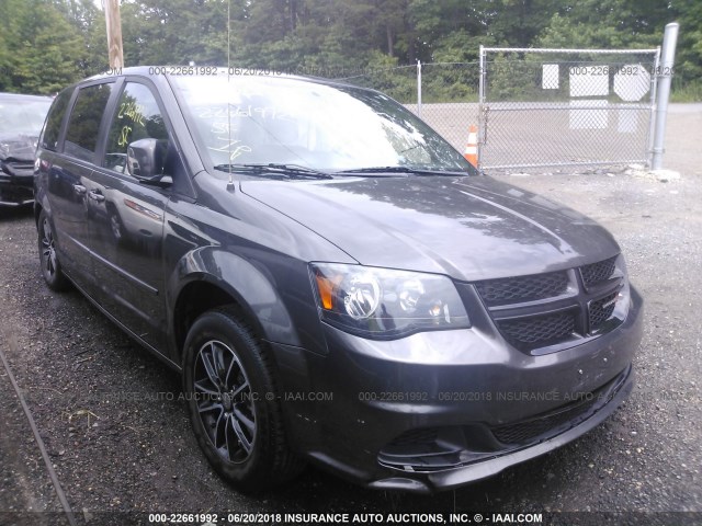 2C4RDGBG9GR137436 - 2016 DODGE GRAND CARAVAN SE GRAY photo 1