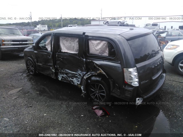 2C4RDGBG9GR137436 - 2016 DODGE GRAND CARAVAN SE GRAY photo 3