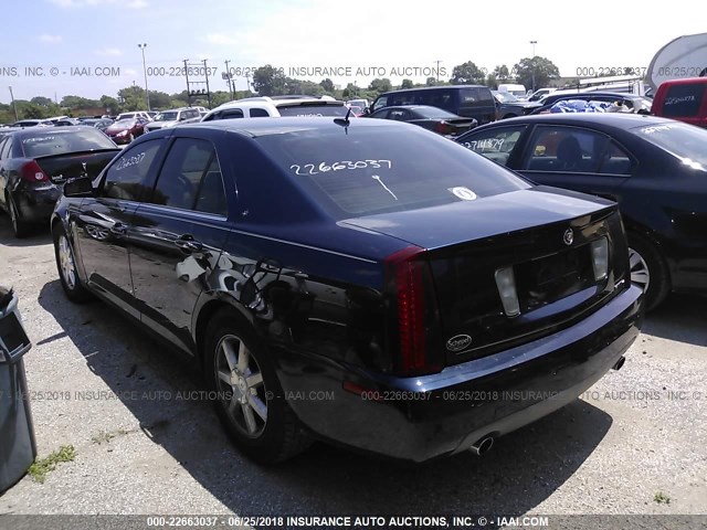 1G6DW677170142814 - 2007 CADILLAC STS Dark Blue photo 3