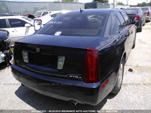 1G6DW677170142814 - 2007 CADILLAC STS Dark Blue photo 4