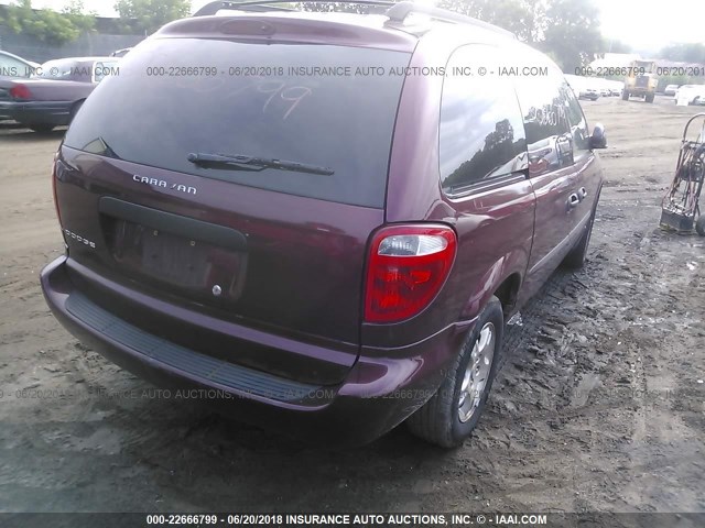 1D4GP25313B193571 - 2003 DODGE CARAVAN SE MAROON photo 4