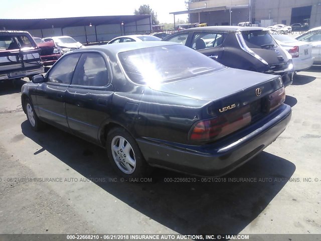 JT8GK13TXR0017565 - 1994 LEXUS ES 300 GREEN photo 3