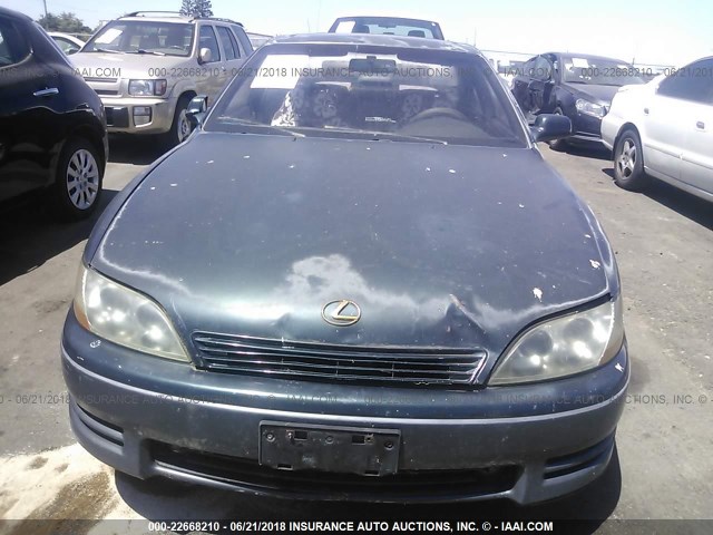 JT8GK13TXR0017565 - 1994 LEXUS ES 300 GREEN photo 6