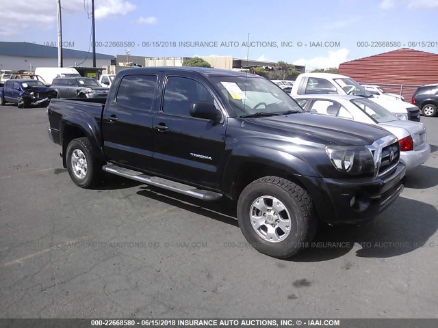 3TMJU62N37M029875 - 2007 TOYOTA TACOMA DOUBLE CAB PRERUNNER BLACK photo 1