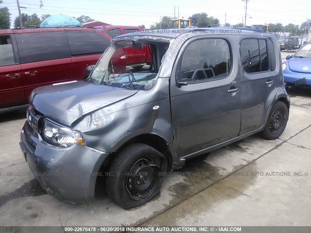 JN8AZ2KR8DT301660 - 2013 NISSAN CUBE S/SL GRAY photo 2