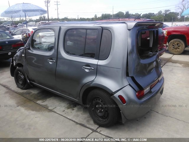 JN8AZ2KR8DT301660 - 2013 NISSAN CUBE S/SL GRAY photo 3