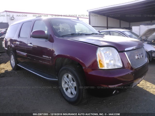 1GKFK66857J268524 - 2007 GMC YUKON XL DENALI RED photo 1