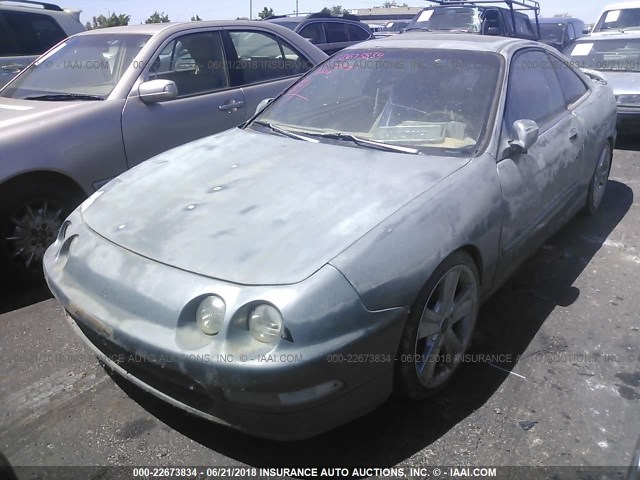 JH4DC4360VS000297 - 1997 ACURA INTEGRA GS/LS GREEN photo 2