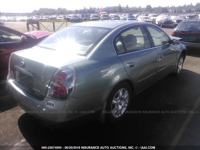 1N4AL11D96N310782 - 2006 NISSAN ALTIMA S/SL GREEN photo 4