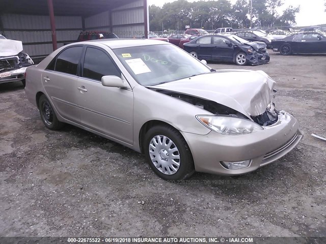 4T1BE30K85U547705 - 2005 TOYOTA CAMRY LE/XLE/SE BEIGE photo 1