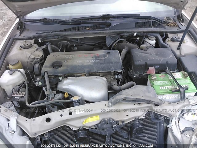 4T1BE30K85U547705 - 2005 TOYOTA CAMRY LE/XLE/SE BEIGE photo 10