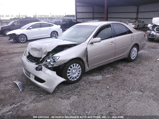 4T1BE30K85U547705 - 2005 TOYOTA CAMRY LE/XLE/SE BEIGE photo 2