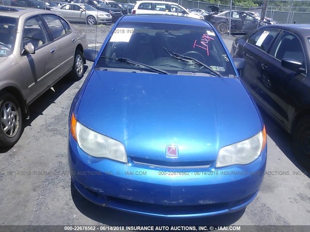 1G8AC12F14Z219046 - 2004 SATURN ION LEVEL 3 BLUE photo 6