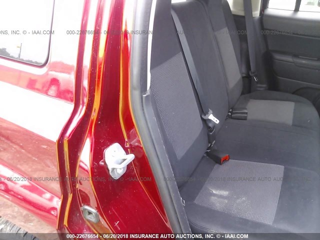 1C4NJRFB7ED885345 - 2014 JEEP PATRIOT LATITUDE RED photo 8