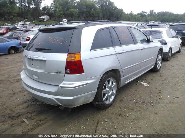 2A8GF78X57R354466 - 2007 CHRYSLER PACIFICA LIMITED SILVER photo 4