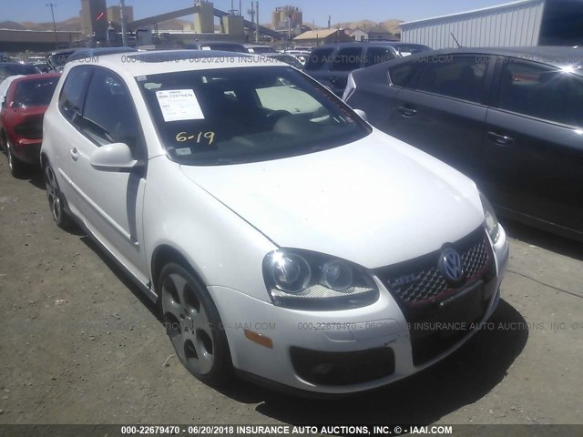 WVWFV71K47W013135 - 2007 VOLKSWAGEN NEW GTI FAHRENHEIT WHITE photo 1