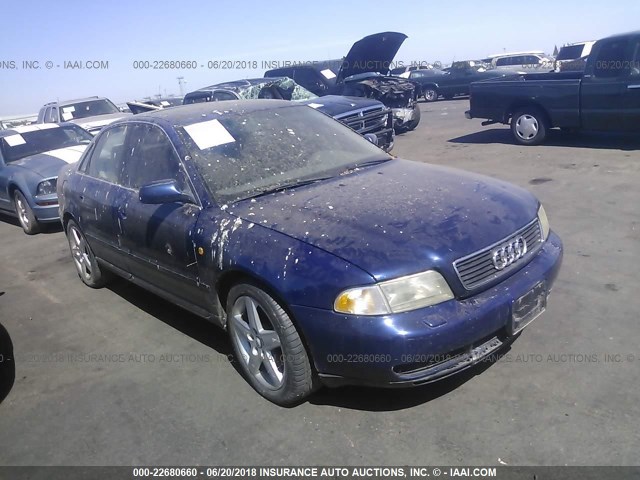 WAUED28D3WA235361 - 1998 AUDI A4 2.8 QUATTRO BLUE photo 1