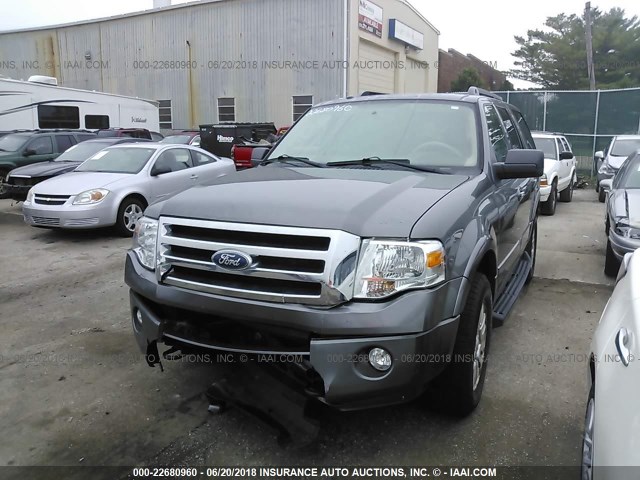 1FMJU1J53BEF46866 - 2011 FORD EXPEDITION XLT/KING RANCH GRAY photo 2
