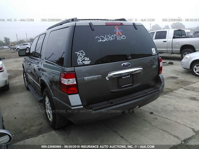 1FMJU1J53BEF46866 - 2011 FORD EXPEDITION XLT/KING RANCH GRAY photo 3