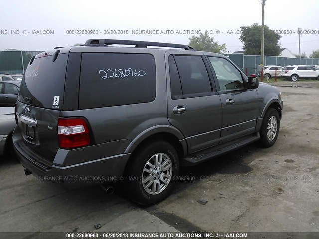 1FMJU1J53BEF46866 - 2011 FORD EXPEDITION XLT/KING RANCH GRAY photo 4