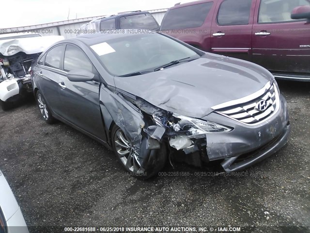 5NPEC4AB9DH505547 - 2013 HYUNDAI SONATA SE/LIMITED GRAY photo 1