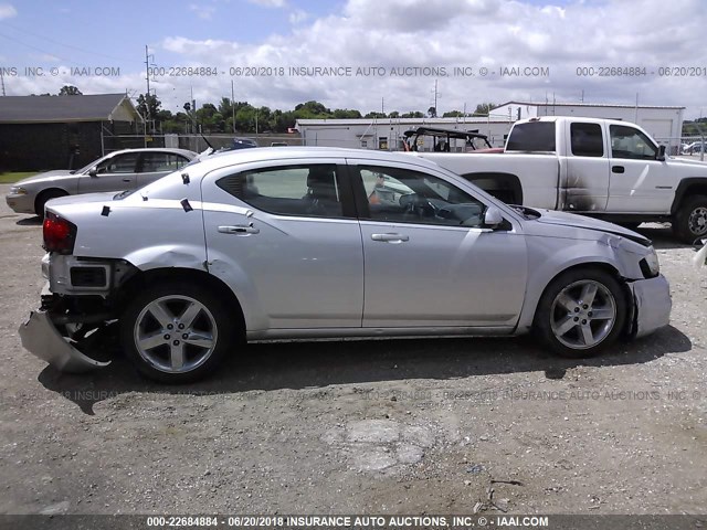 1B3BD2FG4BN534560 - 2011 DODGE AVENGER LUX SILVER photo 6