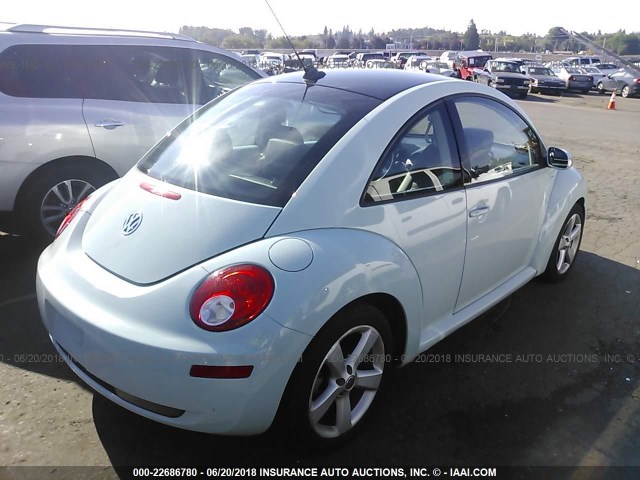 3VWRG3AGXAM034281 - 2010 VOLKSWAGEN NEW BEETLE TURQUOISE photo 4