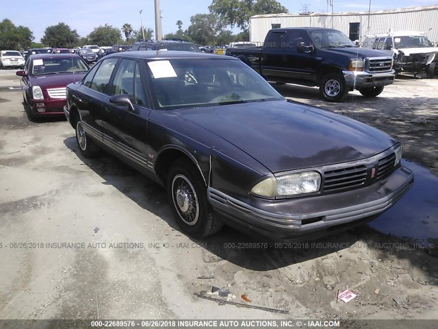 1G3HN52K3S4821024 - 1995 OLDSMOBILE 88 ROYALE GRAY photo 1