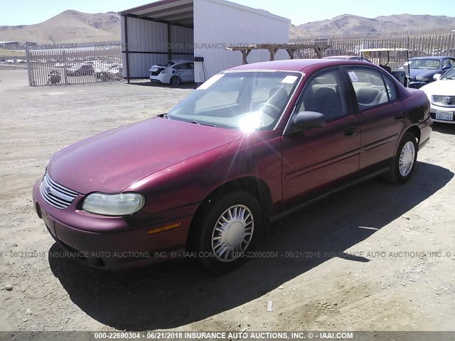 1G1ND52F64M526214 - 2004 CHEVROLET CLASSIC RED photo 2