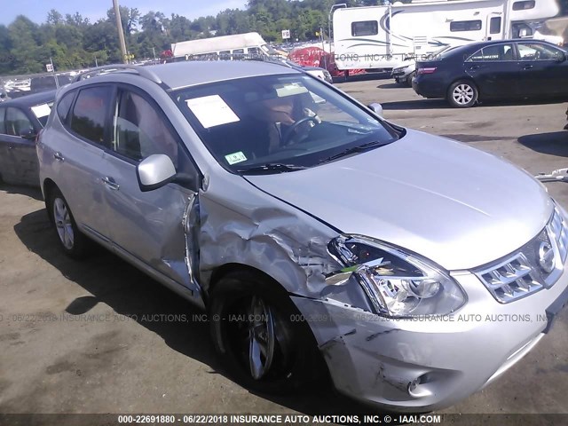 JN8AS5MV3DW628997 - 2013 NISSAN ROGUE S/SV SILVER photo 6