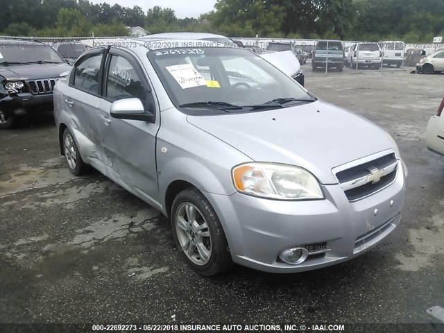 KL1TD566X8B206749 - 2008 CHEVROLET AVEO LS SILVER photo 1