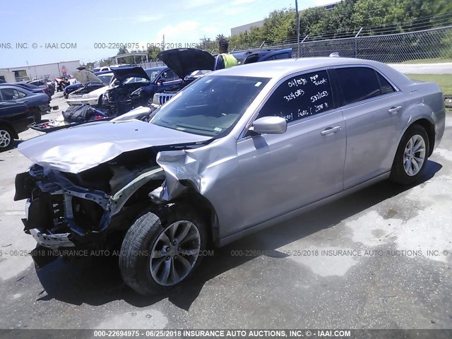 2C3CCAAG5GH147446 - 2016 CHRYSLER 300 LIMITED GRAY photo 2