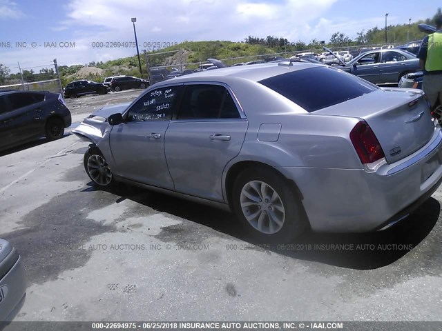 2C3CCAAG5GH147446 - 2016 CHRYSLER 300 LIMITED GRAY photo 3