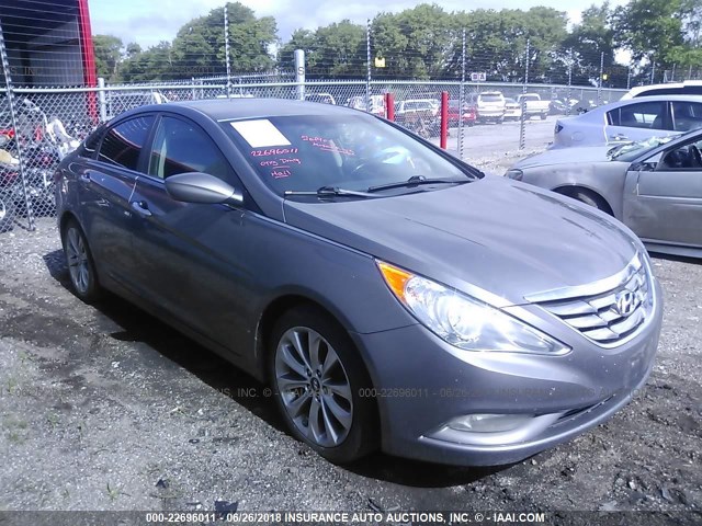 5NPEC4ABXCH416181 - 2012 HYUNDAI SONATA SE/LIMITED GRAY photo 6