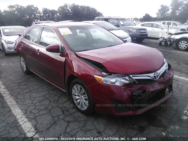 4T1BF1FK3EU799578 - 2014 TOYOTA CAMRY L/SE/LE/XLE 红色 照片 1