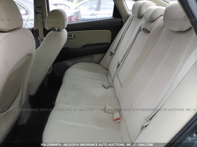 KMHDU46D29U699687 - 2009 HYUNDAI ELANTRA GRAY photo 8