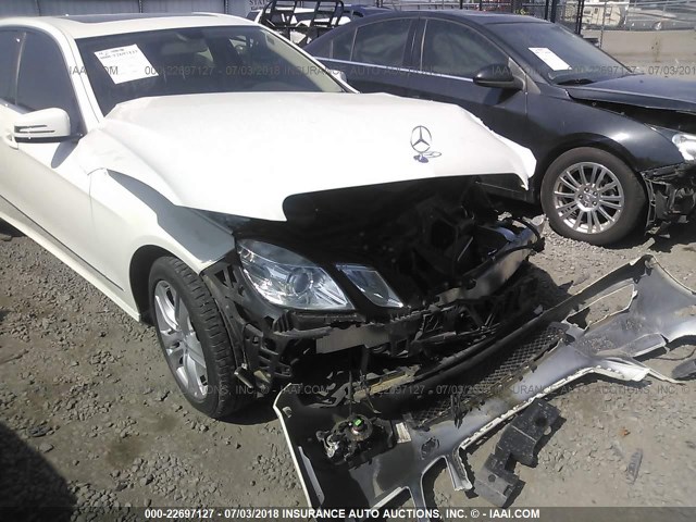 WDDHF5GB9BA410935 - 2011 MERCEDES-BENZ E 350 WHITE photo 6