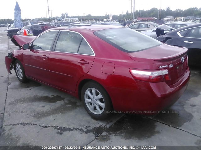 4T4BE46K39R057701 - 2009 TOYOTA CAMRY SE/LE/XLE 红色 照片 3