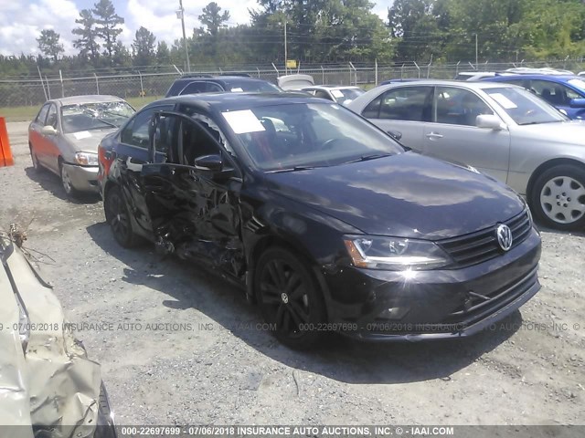 3VWD17AJ3JM226544 - 2018 VOLKSWAGEN JETTA SPORT BLACK photo 1