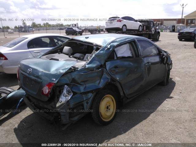 JTDBL40E799066945 - 2009 TOYOTA COROLLA LE/XLE BLUE photo 4