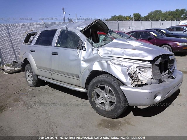 1D4HB48N96F155322 - 2006 DODGE DURANGO SLT SILVER photo 1