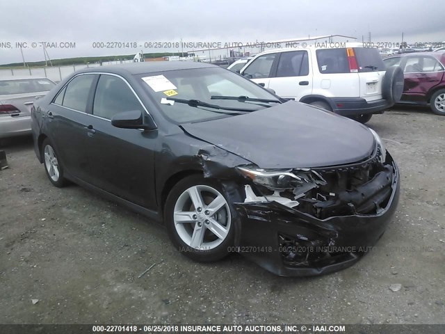 4T1BF1FK0DU649863 - 2013 TOYOTA CAMRY L/SE/LE/XLE ნაცრისფერი ფოტო 1