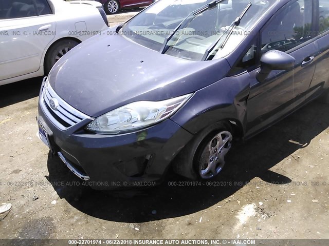 3FADP4BJ6CM118328 - 2012 FORD FIESTA SE PURPLE photo 6